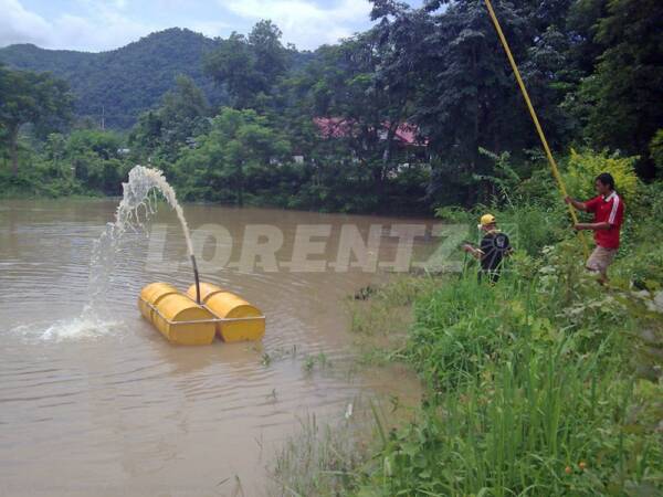 Oxigenacion de piscinas con bombeo solar ventury