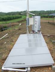 Ventilador de los secadores industriales con energia solar